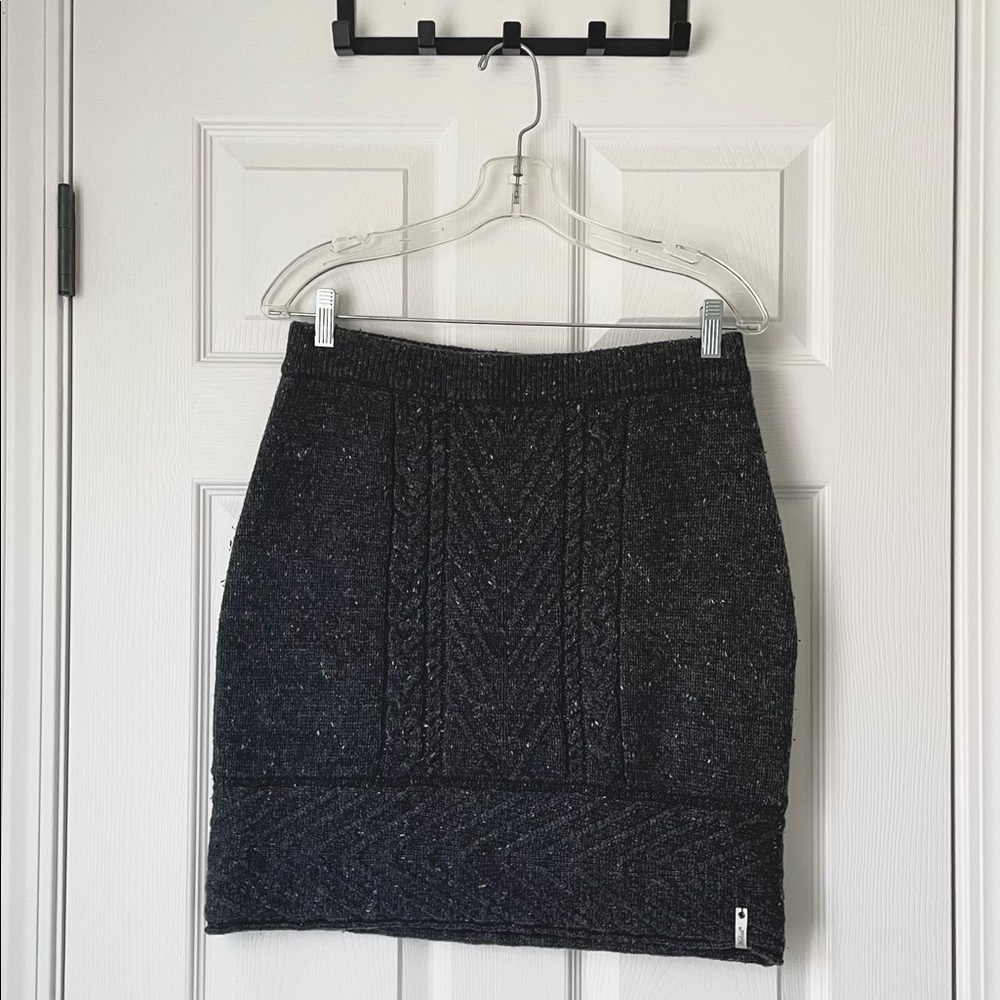 Woolrich Gray Sweater Skirt